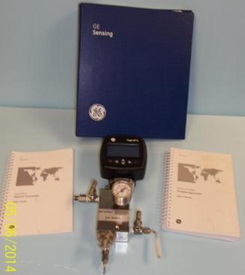 Used QTY. 1. GENERAL ELECTRIC INDUSTRIAL SENSING HYGROPRO AND SAMPLE SYSTEM (PORTABLE HYGROMETER MOD: PM880 + MOD: HYGROPRO-11W-1-01-0-0