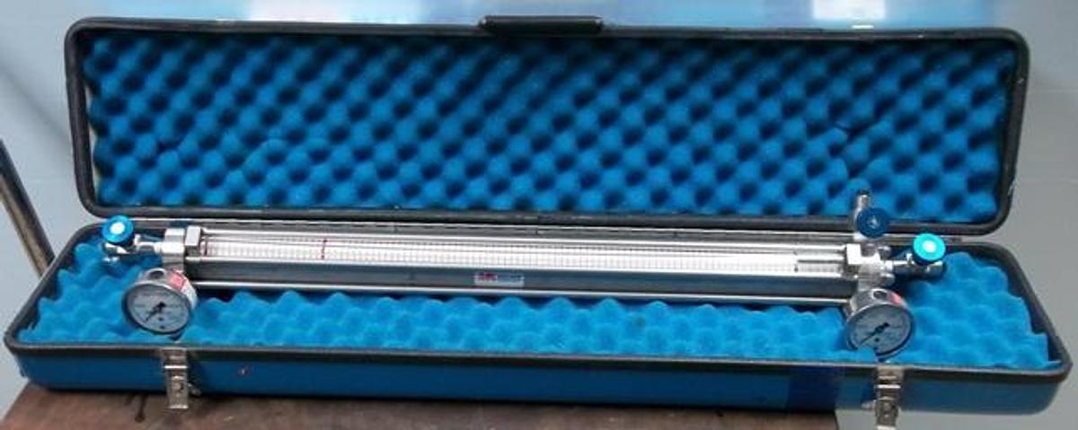 Used WELKER ENGINEERING CO. SUGAR LAND TX. CONSTANT PRESSURE 1000 CC SAMPLE CYLINDER