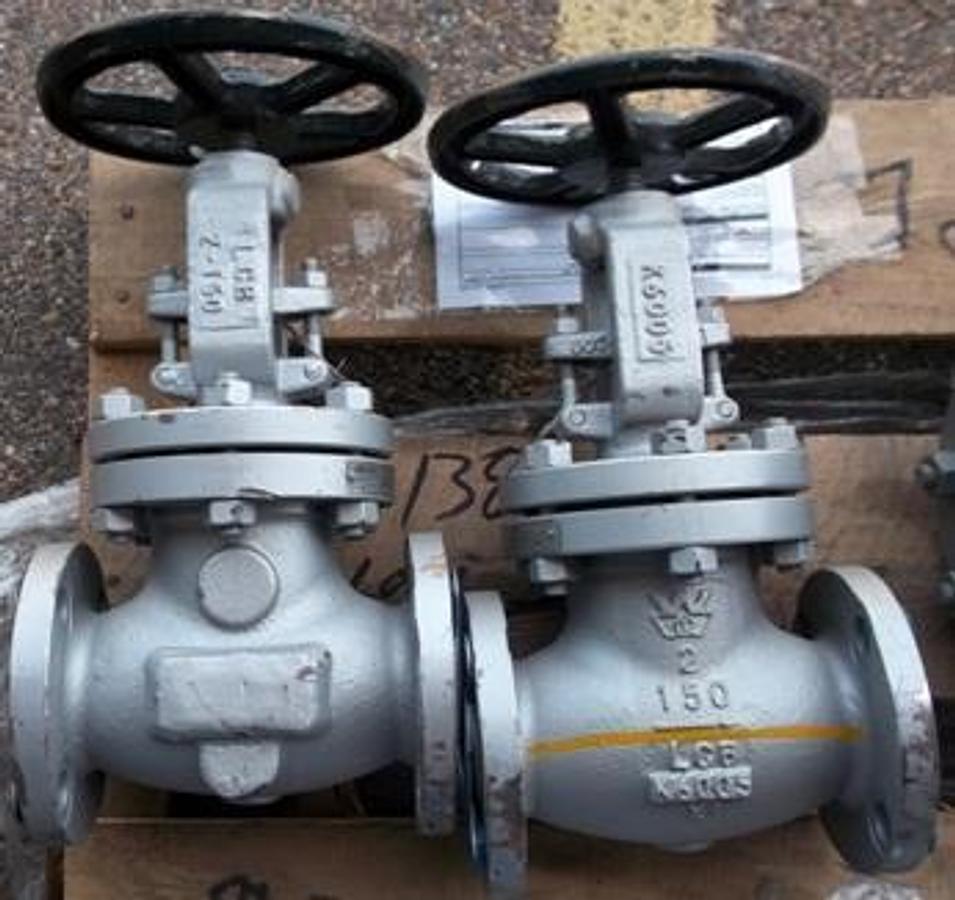 Used WILLIAMS VALVE CORPORATION 2" 150 LCB FLANGED RAISED FACE GLOBE VALVE