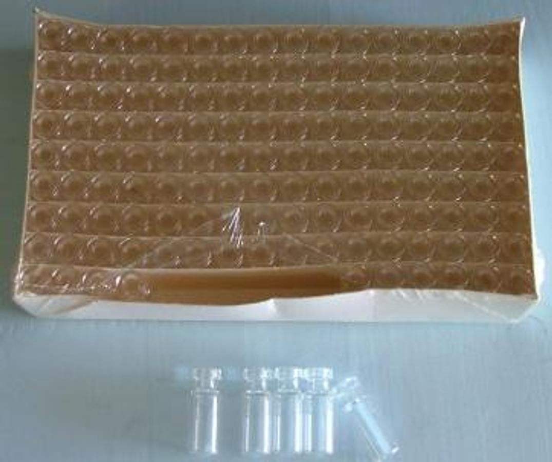 Used SAMPLE VIALS 1.5ML CLEAR NO CAPS CRIMP TOP.