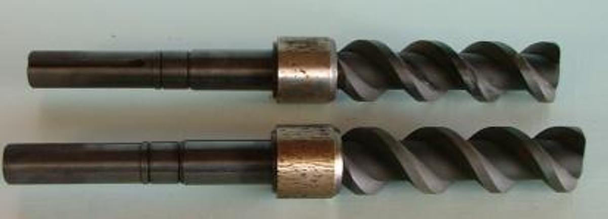Used UNKNOWN PUMP PART SCREW SHAFT WITH COLLAR