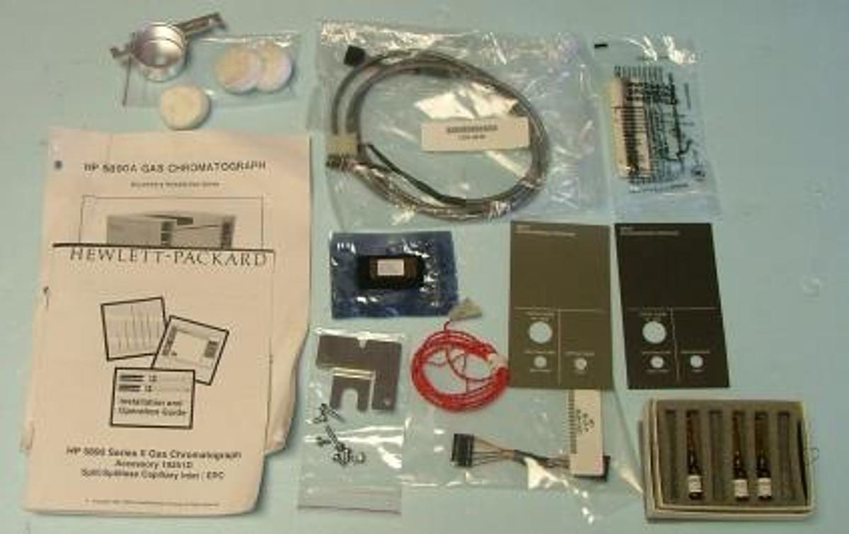 Used QTY. 1. HEWLETT-PACKARD ACCESSORY 19251D INSTALLATION KIT SPLIT/SPLITLESS CAPILLARY INLET/EPC