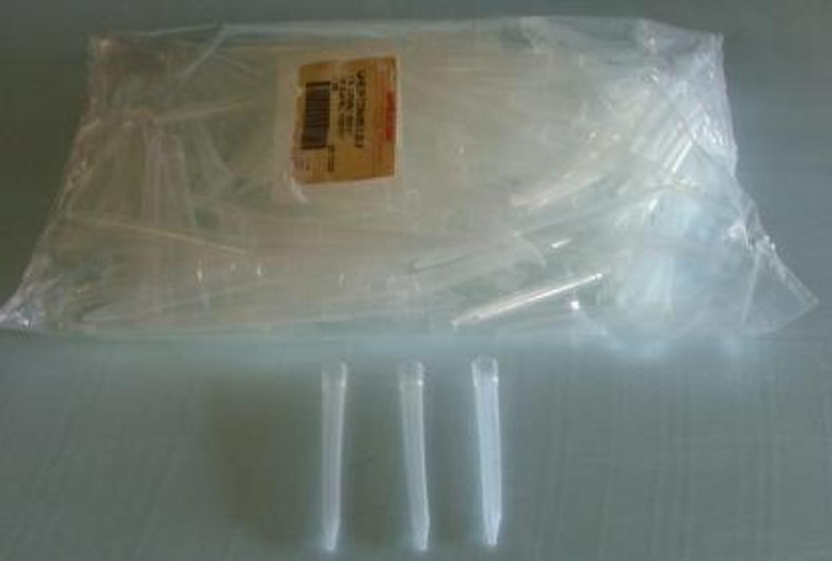Used WHEATON 851357 5 ML DISPOSABLE MACRO TIP FOR ADJUSTABLE MICROPIPETTE LOT. NO. Q 8962 *NEW IN BAG