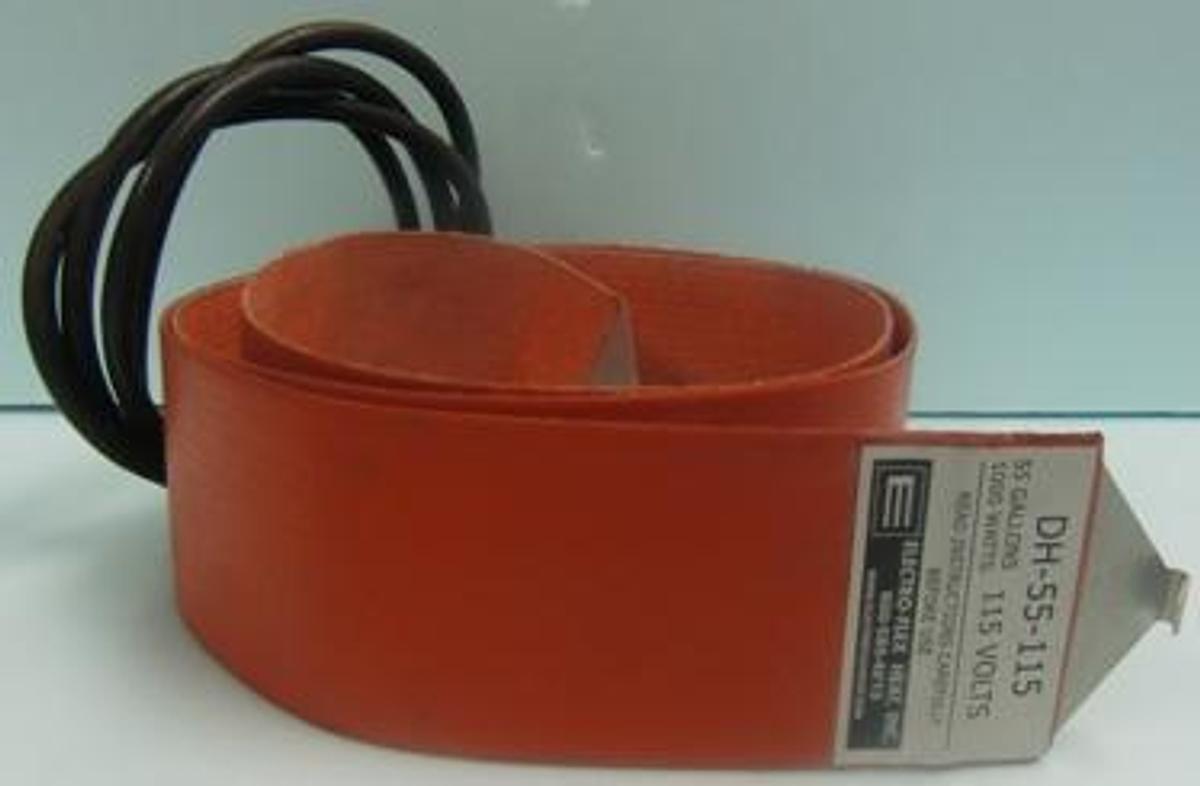 Used ELECTRO-FLEX HEAT INC. 55 GALLON 1000 WATT HEATING BELT MODEL: DH-55-115