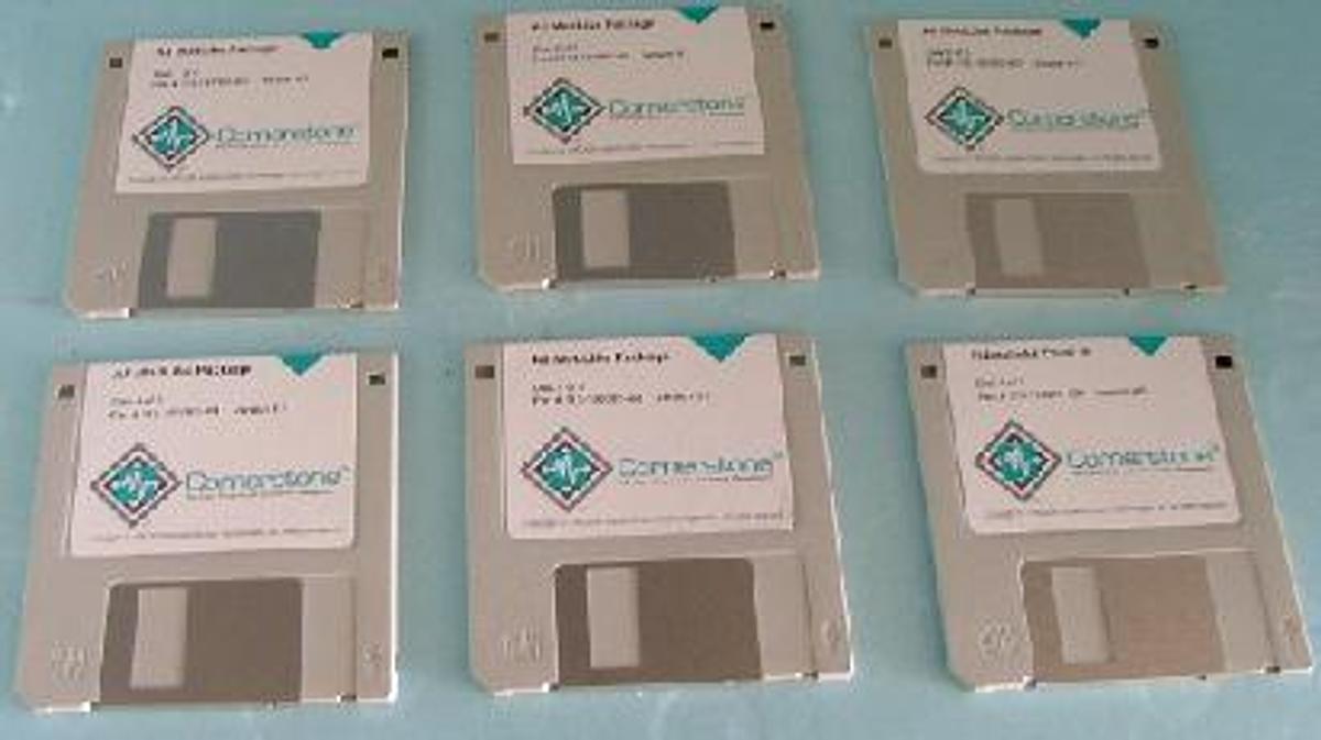 Used APPLIED SYSTEM TECHNOLOGIES CORNER STONE MODLIBS SOFTWARE PACKAGE PART NO. 113-191082-401 VERSION 4.1 DISKS 1-5 AND DATALINK 2 COMLIB PARTNO. 113-110010-400 VERSION 4.0