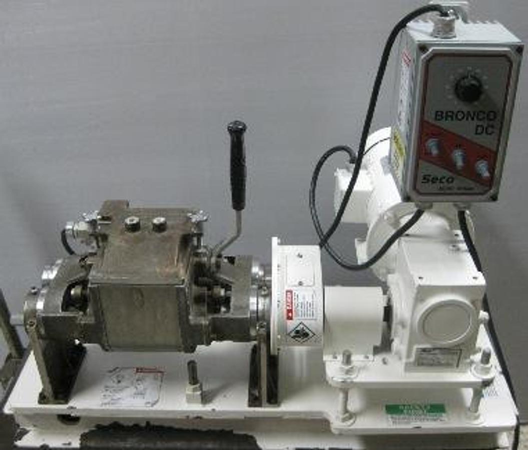 Used AARON PROCESS EQUIPMENT BASE MOUNTED LABORATORY SIGMA DOUBLE ARM MIXER