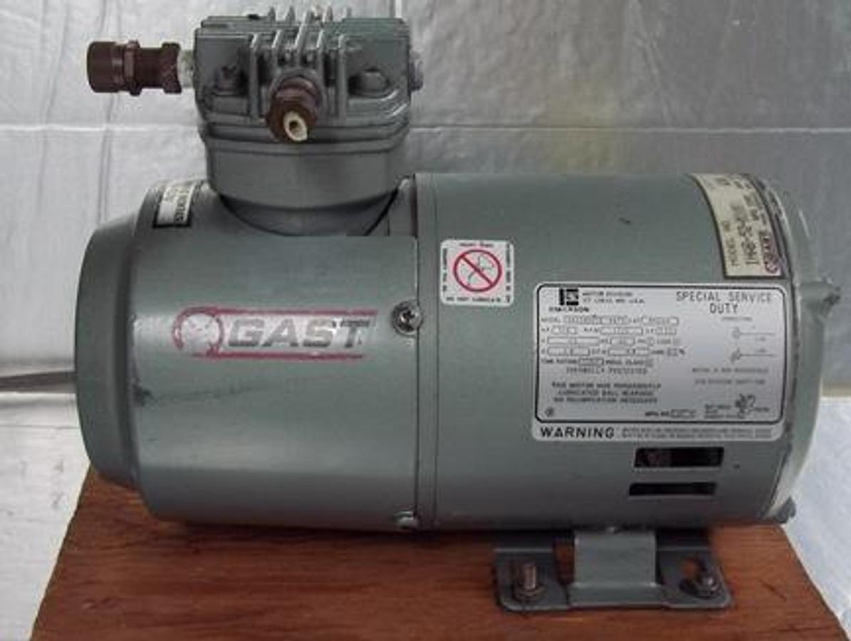 Used QTY. 1. GAST VACUUM PUMP