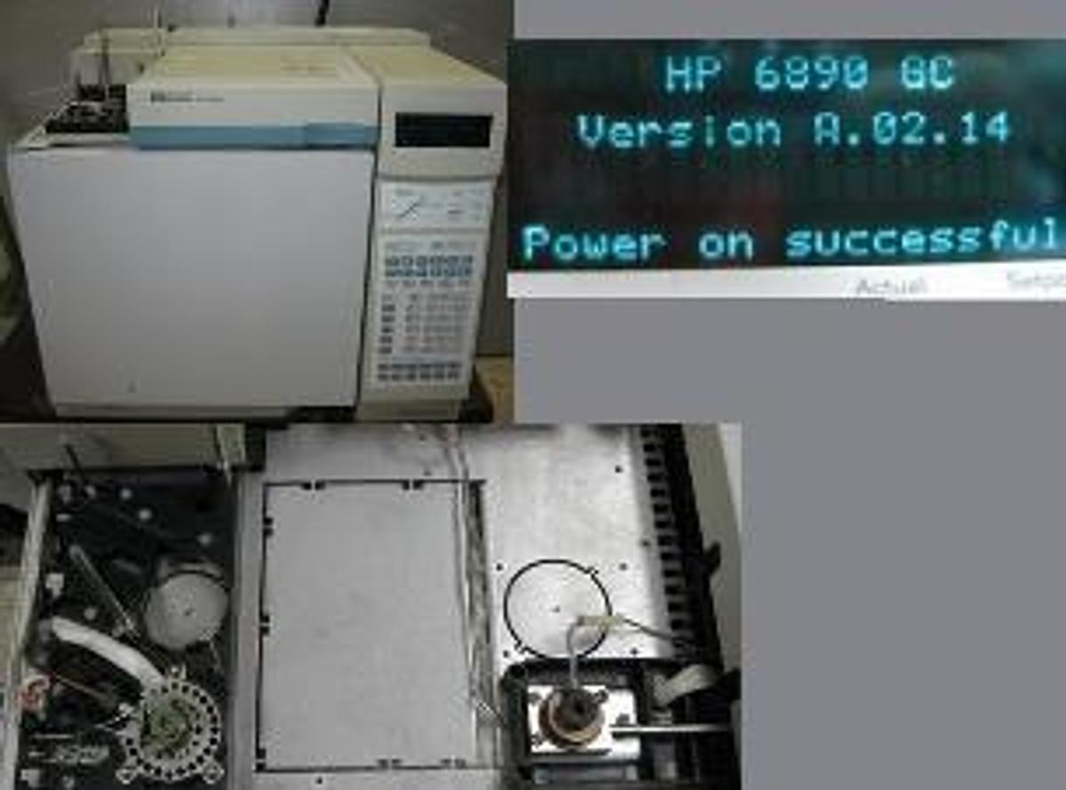 Used HEWLETT PACKARD HP NOW AGILENT 6890 SERIES GAS CHROMATOGRAPH SYSTEM