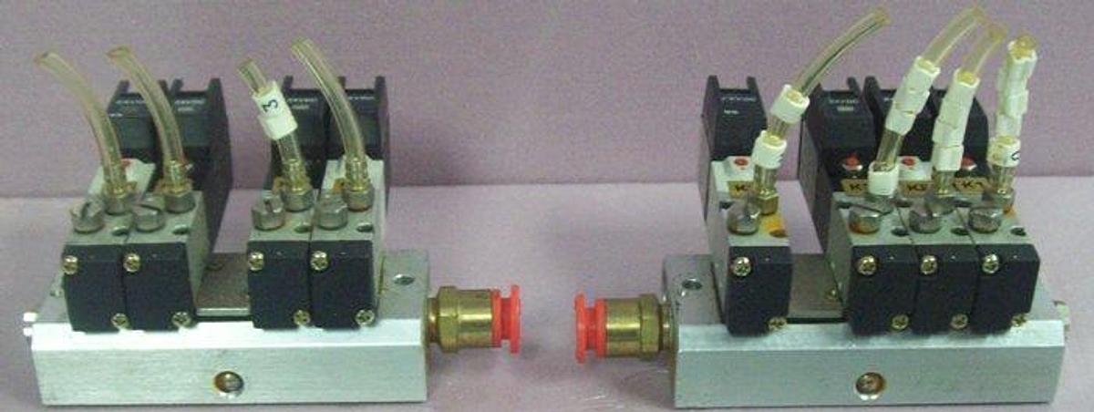 Used AIR BLOCKS WITH 4) HUMPHREY AIR VALVES ON EACH H040-4E1