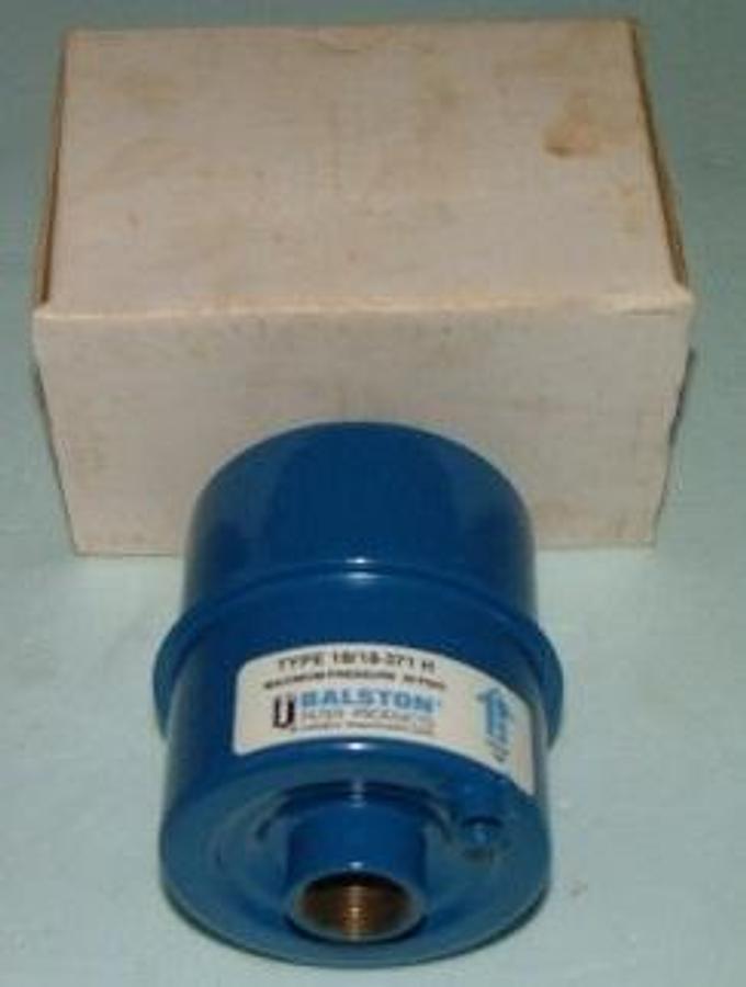 Used BALSTON FILTER PRODUCTS TYPE: 18/18-371 H