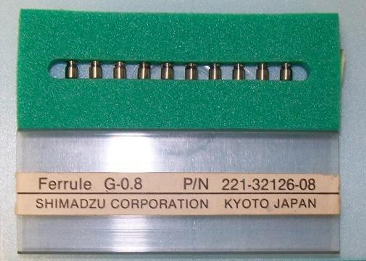 Used SHIMADZU FERRULES