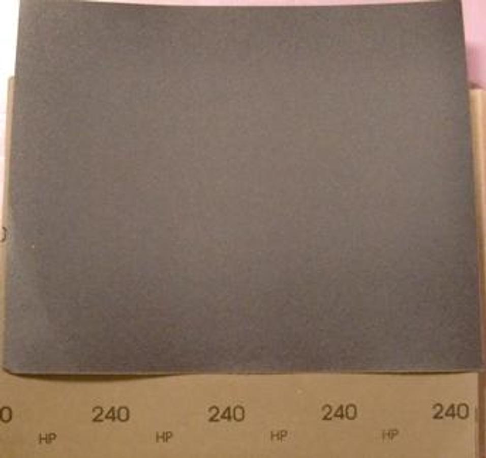 Used QTY. 44. KOEHLER INSTRUMENT SHEETS A-99 GRIT 240 SIC WATERPROOF SAND PAPER 9"X11" FOR SANDING TEST STRIPS