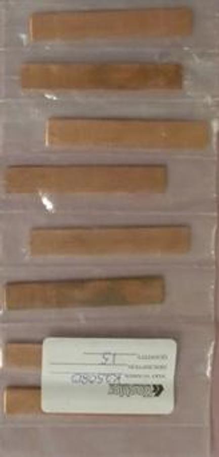 Used QTY. 8. KOEHLER INSTRUMENT K-25080 COPPER TEST STRIPS FOR CORROSION TEST BATH SYSTEM; 8 EACH NEW UNOPENED.