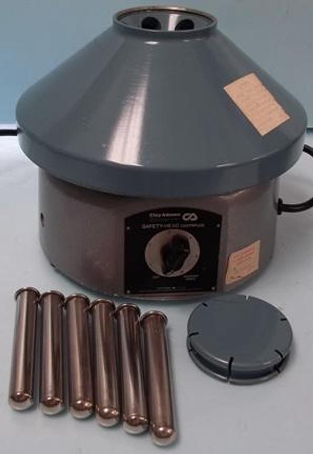 Used QTY. 1. CLAY ADAMS SAFETY-HEAD CENTRIFUGE
