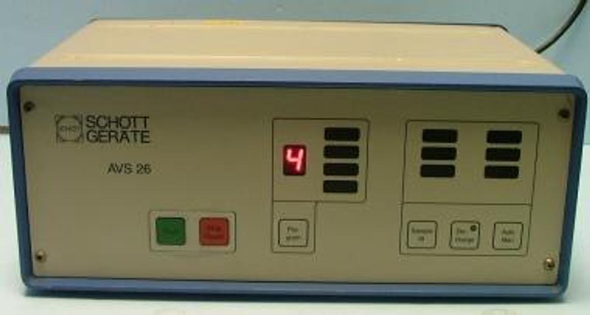Used SCHOTT-GERATE AVS 26