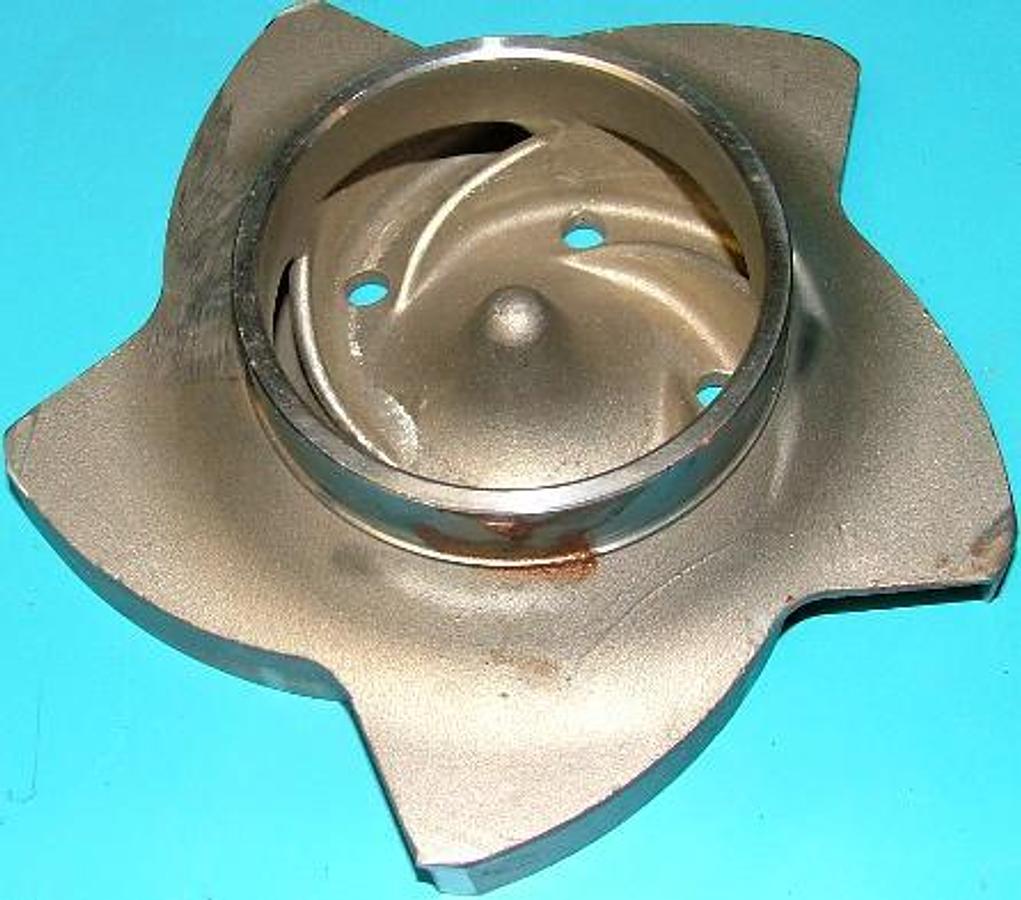 Used QTY. 1. 8" PUMP IMPELLER CD4M.
