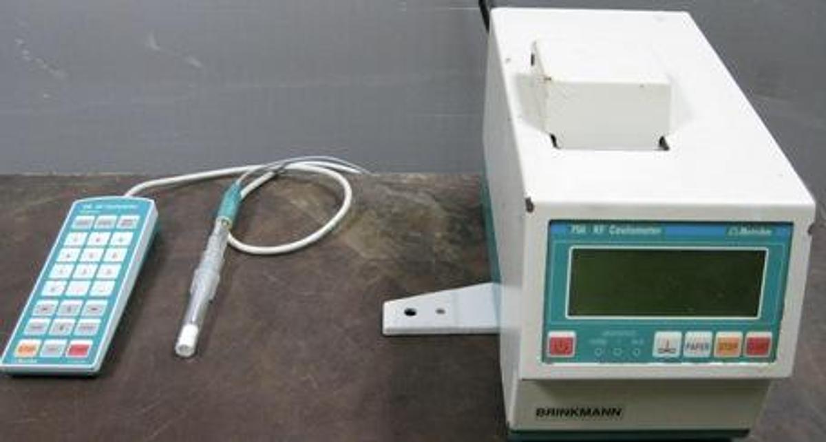Used QTY. 1. METROHM 756 KF COULOMETER BRINKMANN