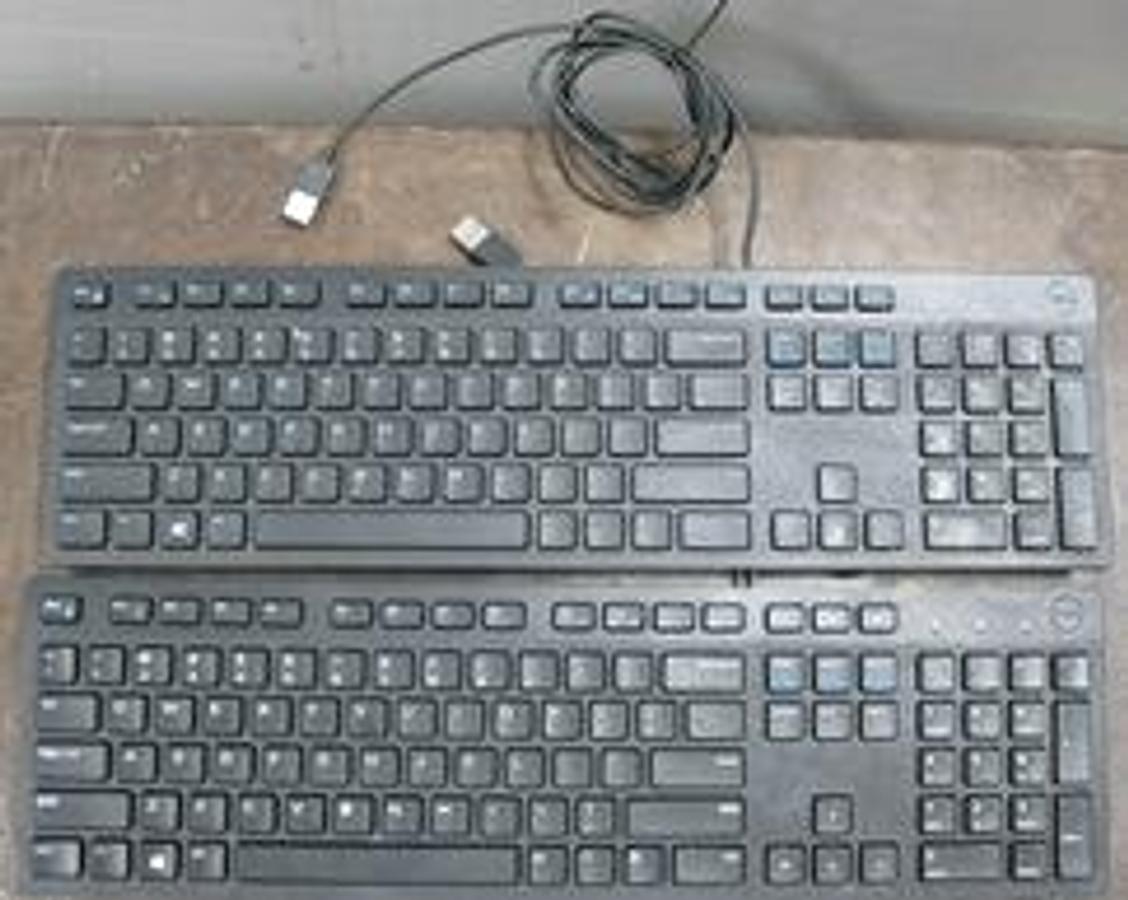 Used QTY. 2. DELL COMPUTR KEYBOAR