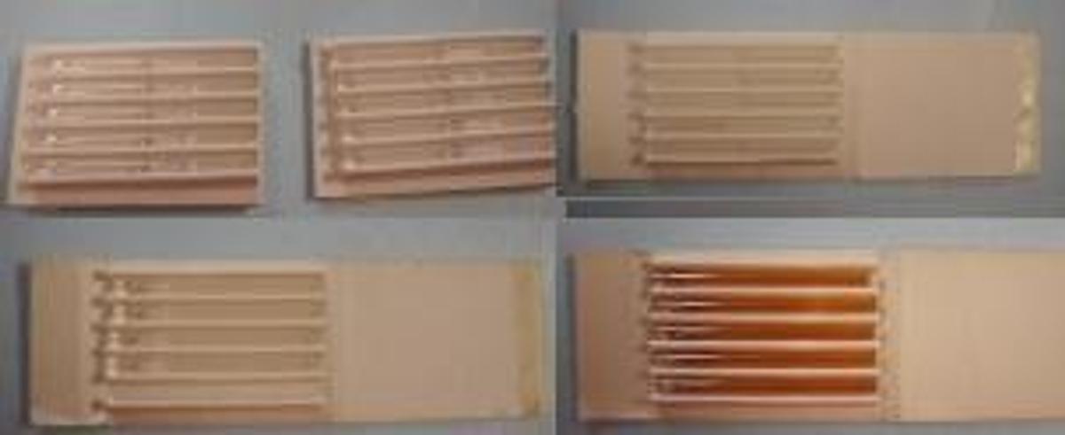 Used LOT RESTEK LINERS CONSISTING OF: 2.) RESTEK LOW PRESSURE DROP LINER 4MM X 6.3 X 78.5 FOR AGILENT GC'S 1P DEACT W/ DEACT