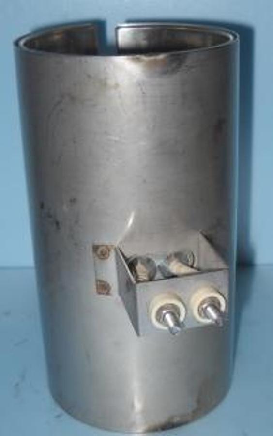 Used HEAT SLEEVE 4" DI X 8" TALL 220V 1000W D-100 6/80F 1355C.
