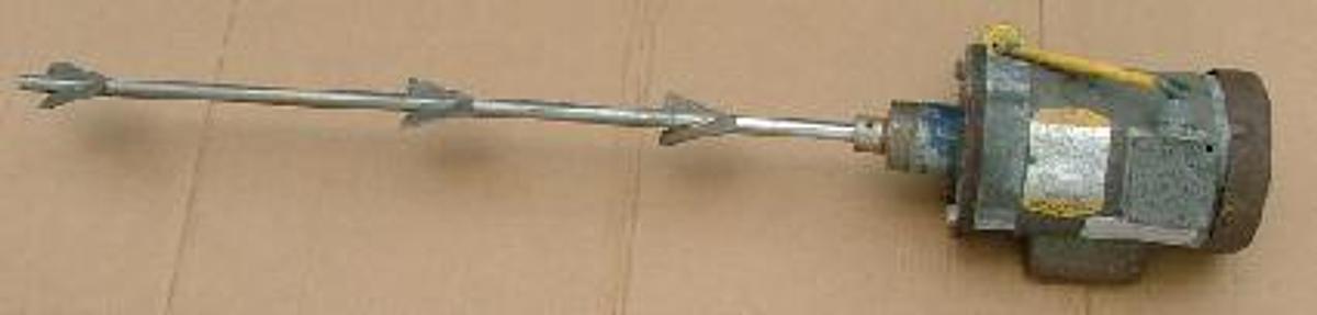 Used BALDOR INDUSTRIAL MOTOR WITH STIRRING SHAFT