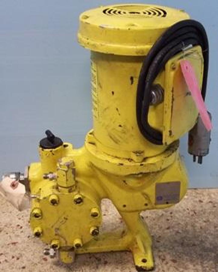 Used QTY. 1. MILTON ROY CHEMICAL METERING PUMPS