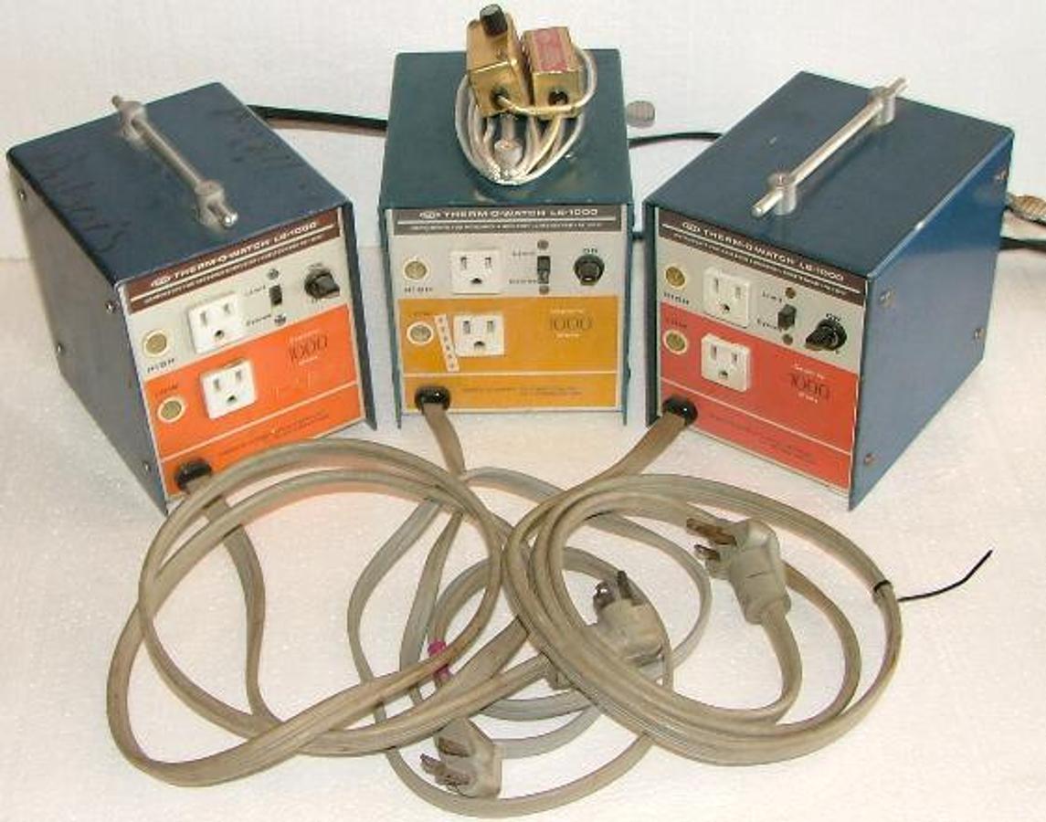 Used QTY. 3. I2R THERM-O-WATCH L6-1000 CAPACITY 1000 WATTS