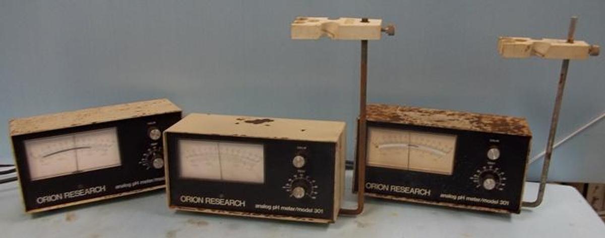 Used ORION RESEARCH ANALOG PH METER MODEL: 301