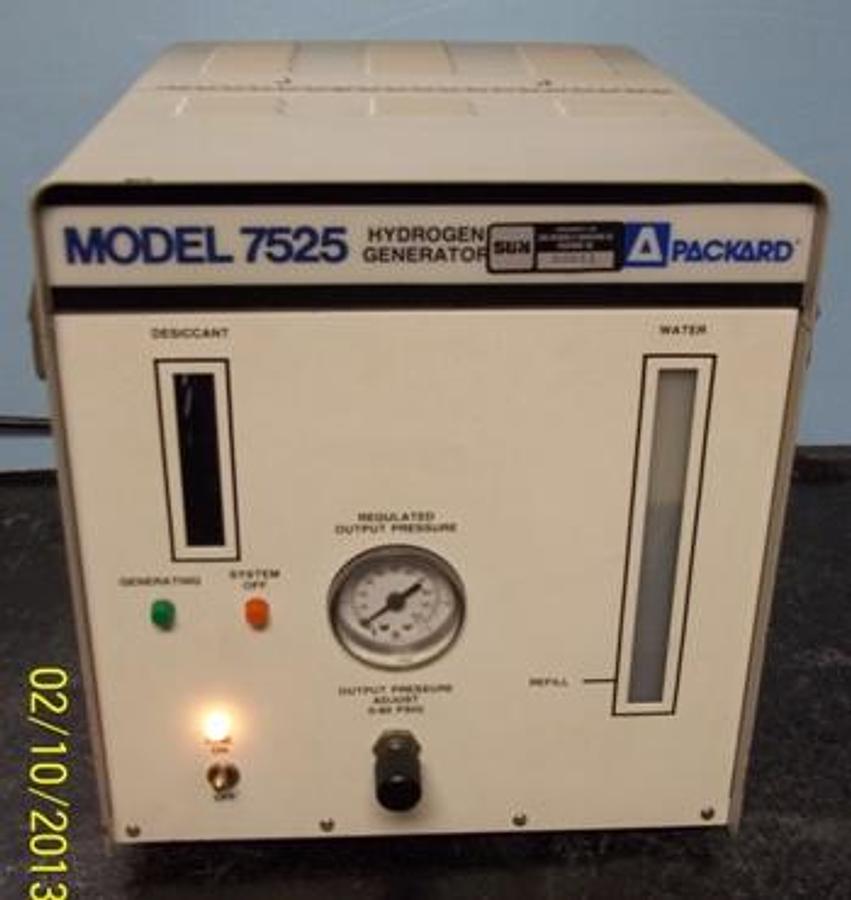 Used QTY. 1. HYDROGEN GENERATOR TRIANGLE PACKARD MODE# A7525