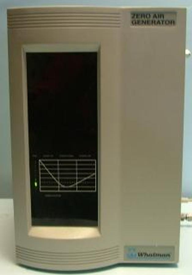 Used WHATMAN MODEL 76-803NA ZERO AIR GENERATOR 120VAC 60HZ 2.0A MAX INLET PRESSURE 125 PSI SERIAL ZAG-00071