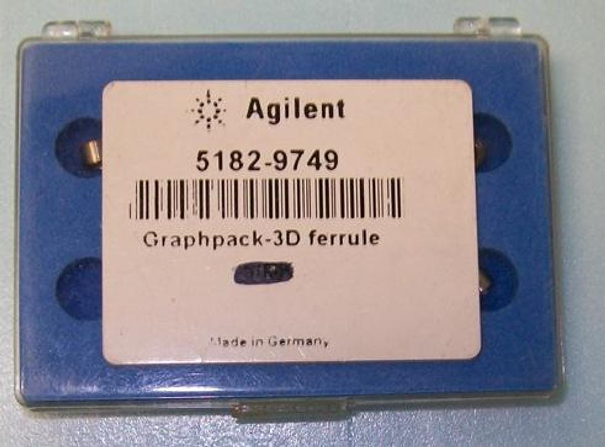 Used QTY. 7. AGILENT GRAPHPACK 3D FERRULE 5 / RK 5182-9749.