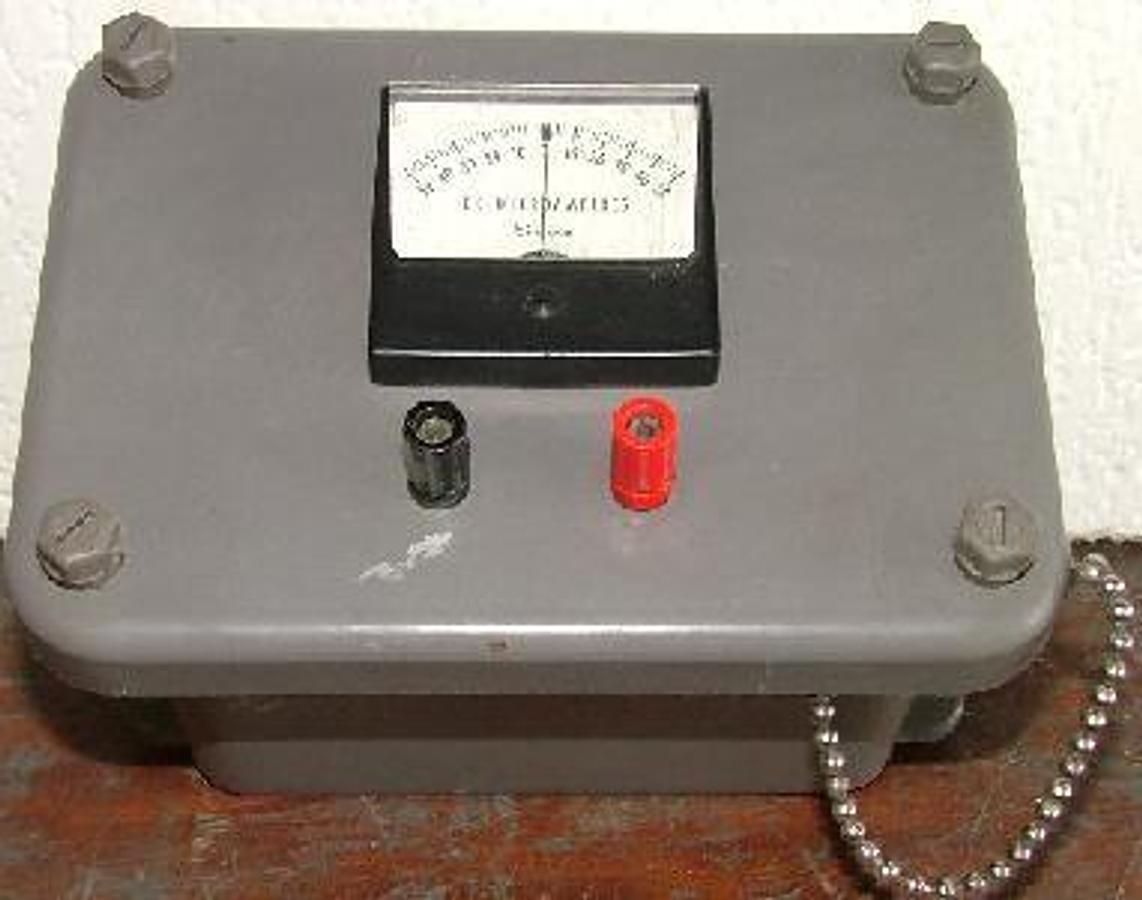 Used ENCLOSED METER WITH POS. AND NEG. POLES