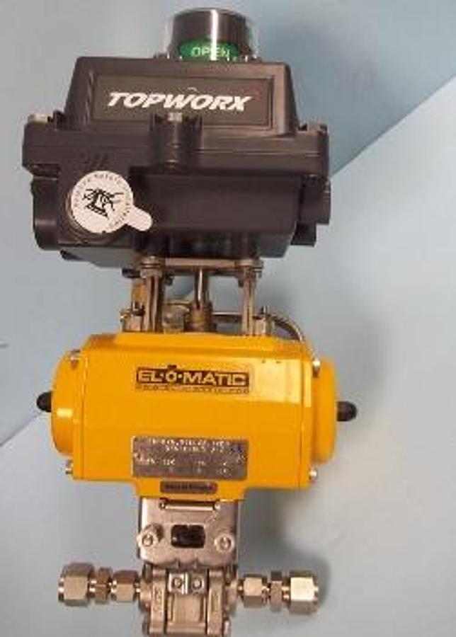 Used QTY. 1. EL-O-MATIC ELECTRICAL VALVE CONTROL SYSTEM TYPE: ES0040.41A04A 14 KO SERIAL: 350282003/14 80C (176F) TA: 20C (-4F) PISD: GROUP 2 PS: MAX 8