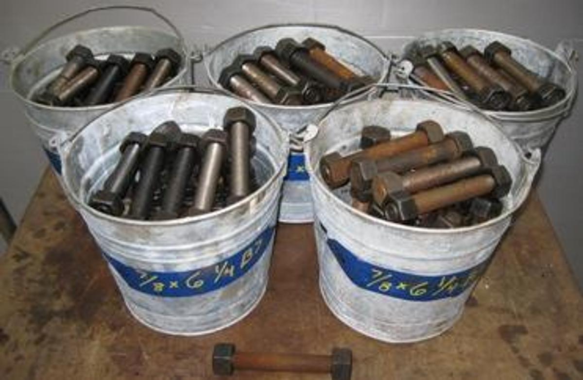 Used HIGHLAND THREADS INC. STUDS WITH NUTS