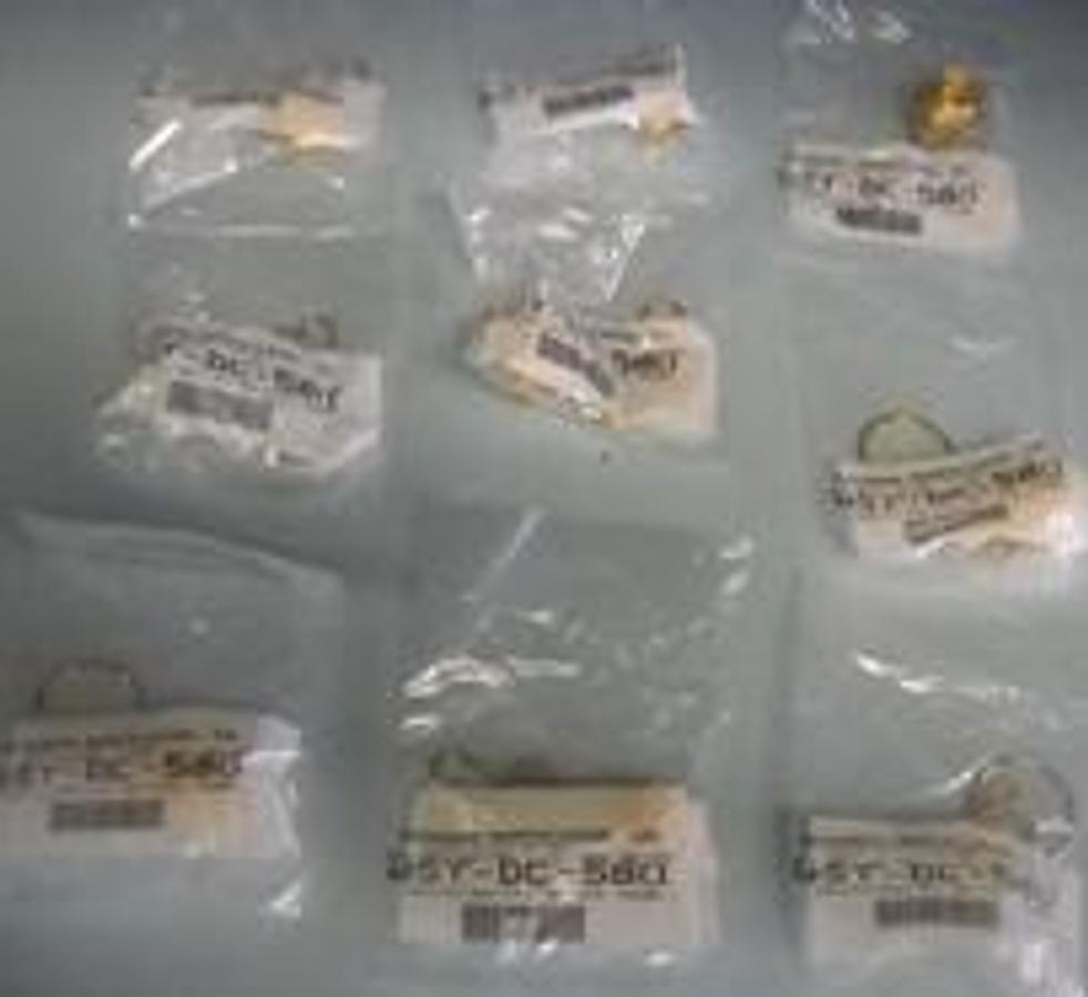 Used QTY. 9. RATERMAN MANIFOLD DUST CAP CGA580 MODEL NO. WST-DC-580. .