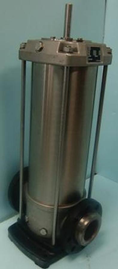 Used GRUNDFOS MULTISTAGE VERTICAL CENTRIFUGAL PUMP TYPE: CRN45-6-2-A-G-G-E-HQQE MODEL: B96419184P115360001 98253324