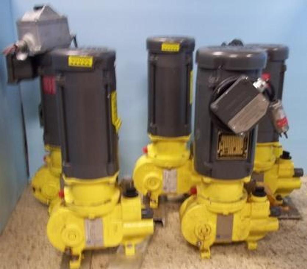 Used MILTON ROY CHEMICAL METERING PUMPS