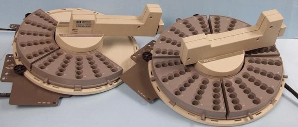 Used QTY. 1. HEWLETT PACKARD G.C. AUTO SAMPLER EXPANSION CAROUSEL TRAYS