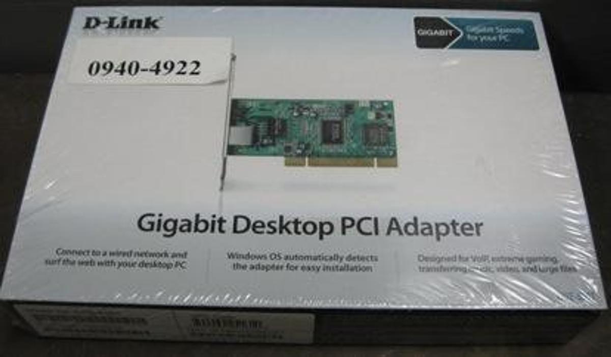 Used D-LINK GIGABIT DESKTOP PCI ADAPTER