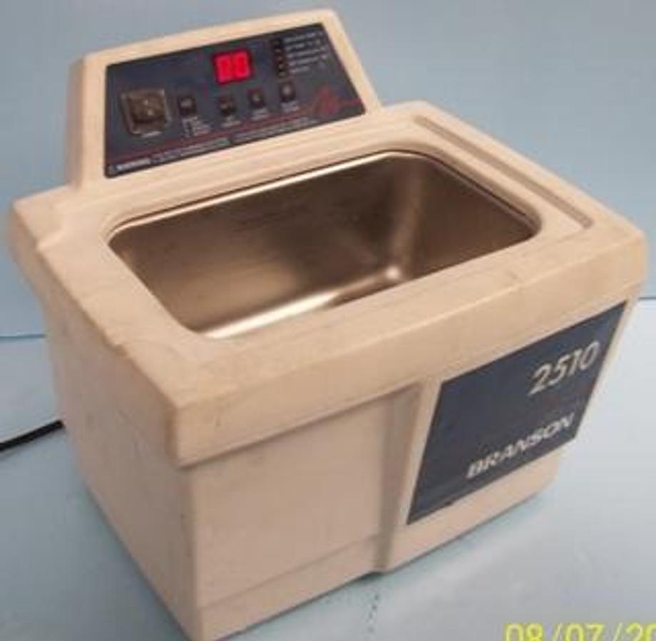Used BRANSONIC 2510 ULTRASONIC CLEANER MODEL: 2510R-DTH