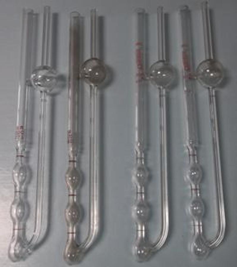 Used CANNON VISCOMETER TUBES 2) SR