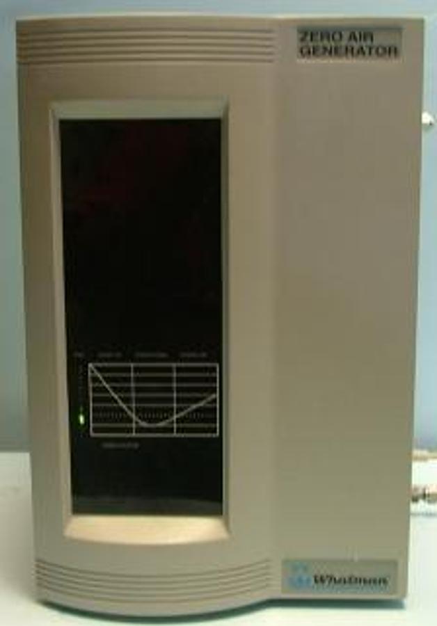 Used WHATMAN MODEL 76-803NA ZERO AIR GENERATOR 120VAC 60HZ 2.0A MAX INLET PRESSURE 125 PSI SERIAL ZAG-00071