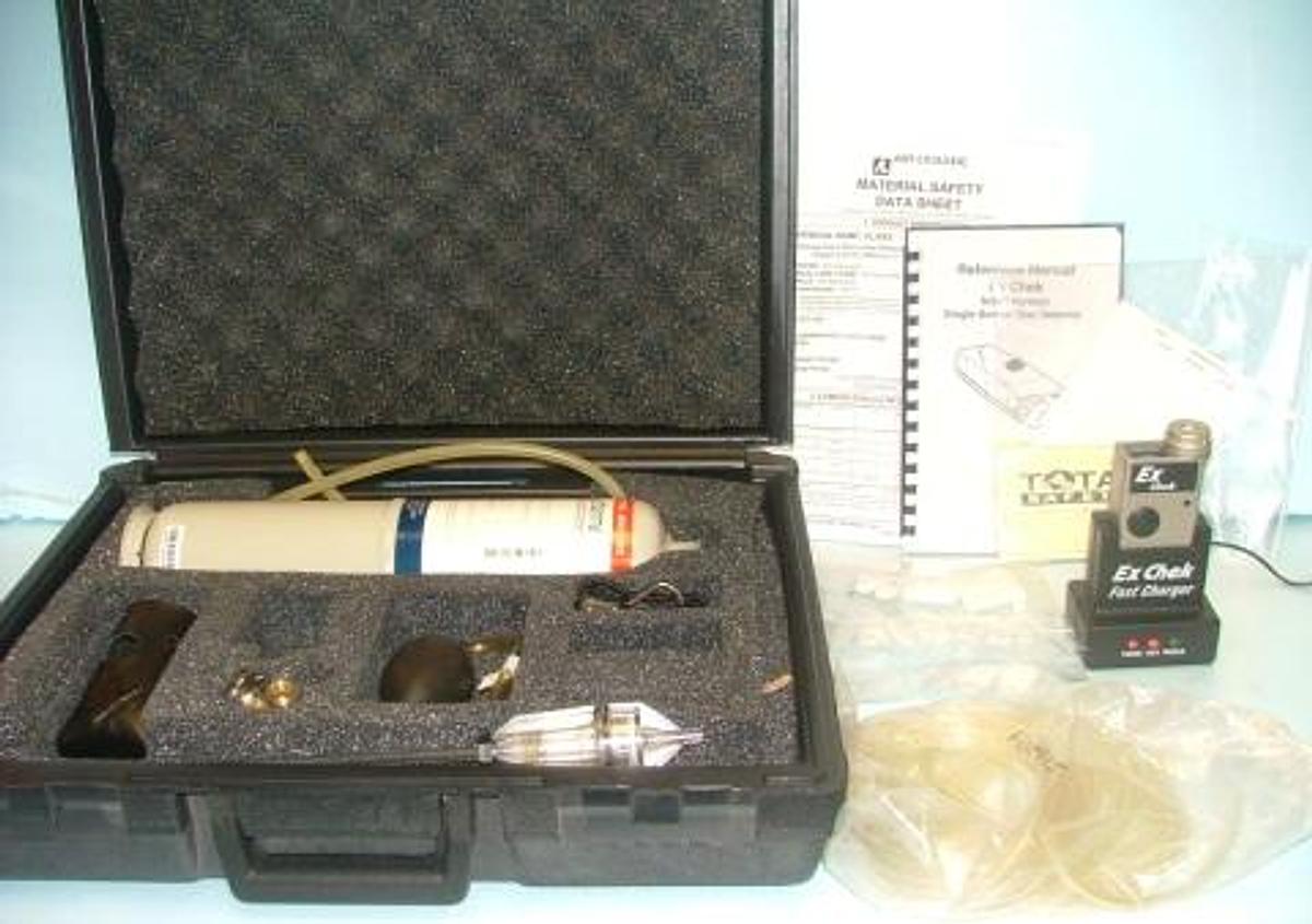 Used QTY. 1. EX CHECK NIMTT VERSION SINGLE SENSOR GAS DETECTOR