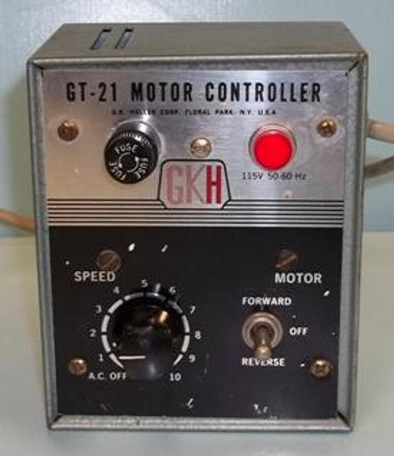Used QTY. 1. GKH GT-21 MOTOR CONTROLLER 115V 50/60 HZ. 8019.