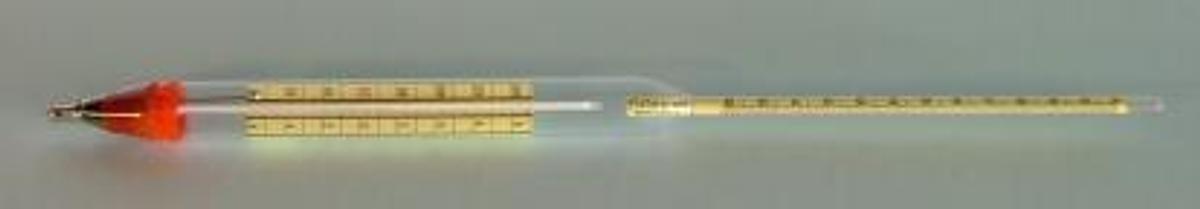 Used FISHERBRAND HYDROMETER: 39-51 WITH THERMOMETER 0-1400 CAT# 11-603-50