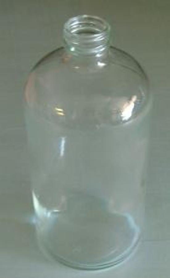 Used 1000ML BOTTLE CLEAR THREADED