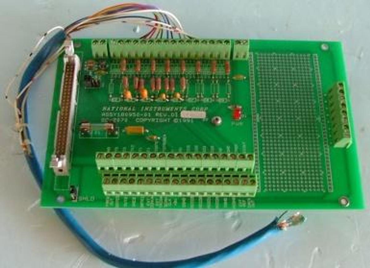 Used QTY. 1. NATIONAL INSTRUMENTS CORP BOARD ASSY 180950-01 REV. D. SC 20-70