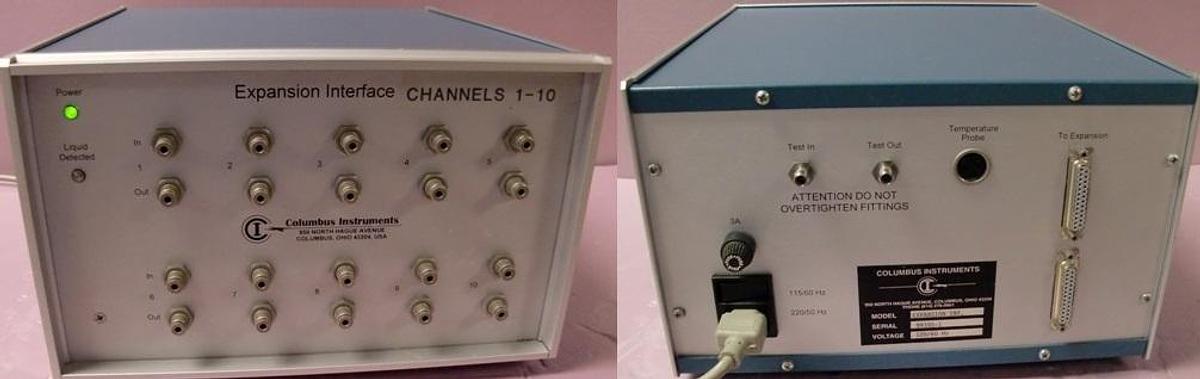 Used QTY. 1. COLUMBUS INSTRUMENTS EXPANSION INTERFACE MODEL EXPANSION INT