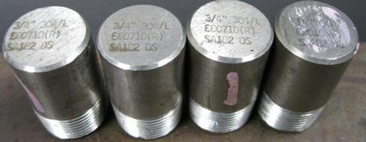 Used QTY. 4. ¾" PLUGS