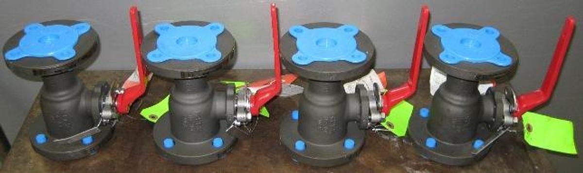 Used KITZ CORPORATION 1-1/2 150 FLANGED WCB BALL VALVE